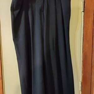 Lane Bryant Black Wide Leg Trousers 20 Petite